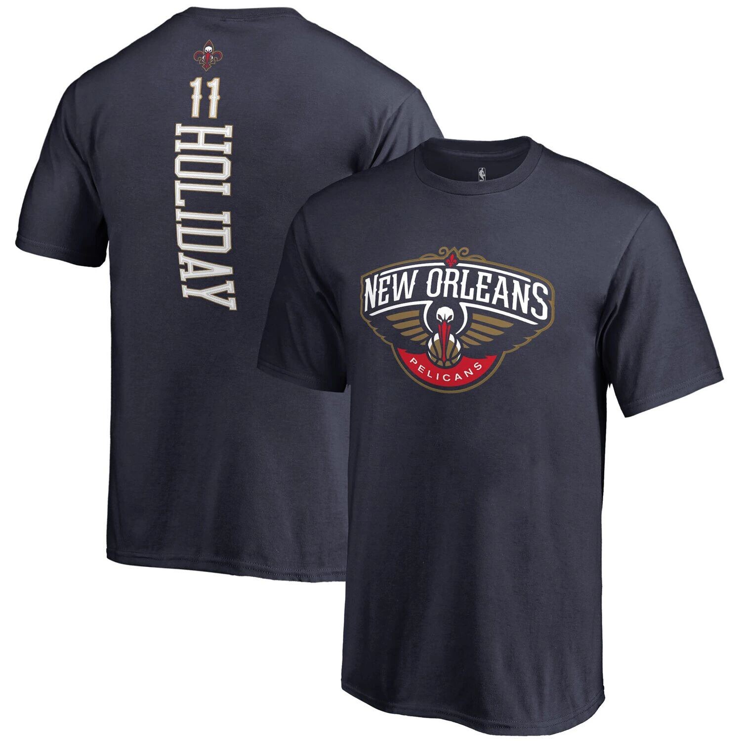 Фирменная футболка Youth Fanatics Jrue Holiday New Orleans Pelicans с именем и номером спонсора Fanatics
Фирменная футболка Youth Fanatics Jrue Holiday New Orleans Pelicans с именем и номером спонсора Fanatics