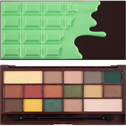 Палетка теней для век Revolution I Heart Makeup Mint Chocolate 14 x 1,22 г - 2 x 2,44 г 22 г, Makeup Revolution
Палетка теней для век Revolution I Heart Makeup Mint Chocolate 14 x 1,22 г - 2 x 2,44 г 22 г, Makeup Revolution