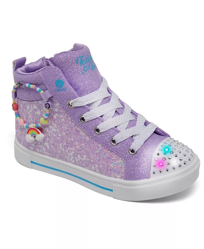 Little Girls Twinkle Toes: Twinkle Sparks — очаровательные высокие светящиеся повседневные кроссовки Bestie от Finish Line Skechers, фиолетовый
Little Girls Twinkle Toes: Twinkle Sparks — очаровательные высокие светящиеся повседневные кроссовки Bestie от Finish Line Skechers, фиолетовый