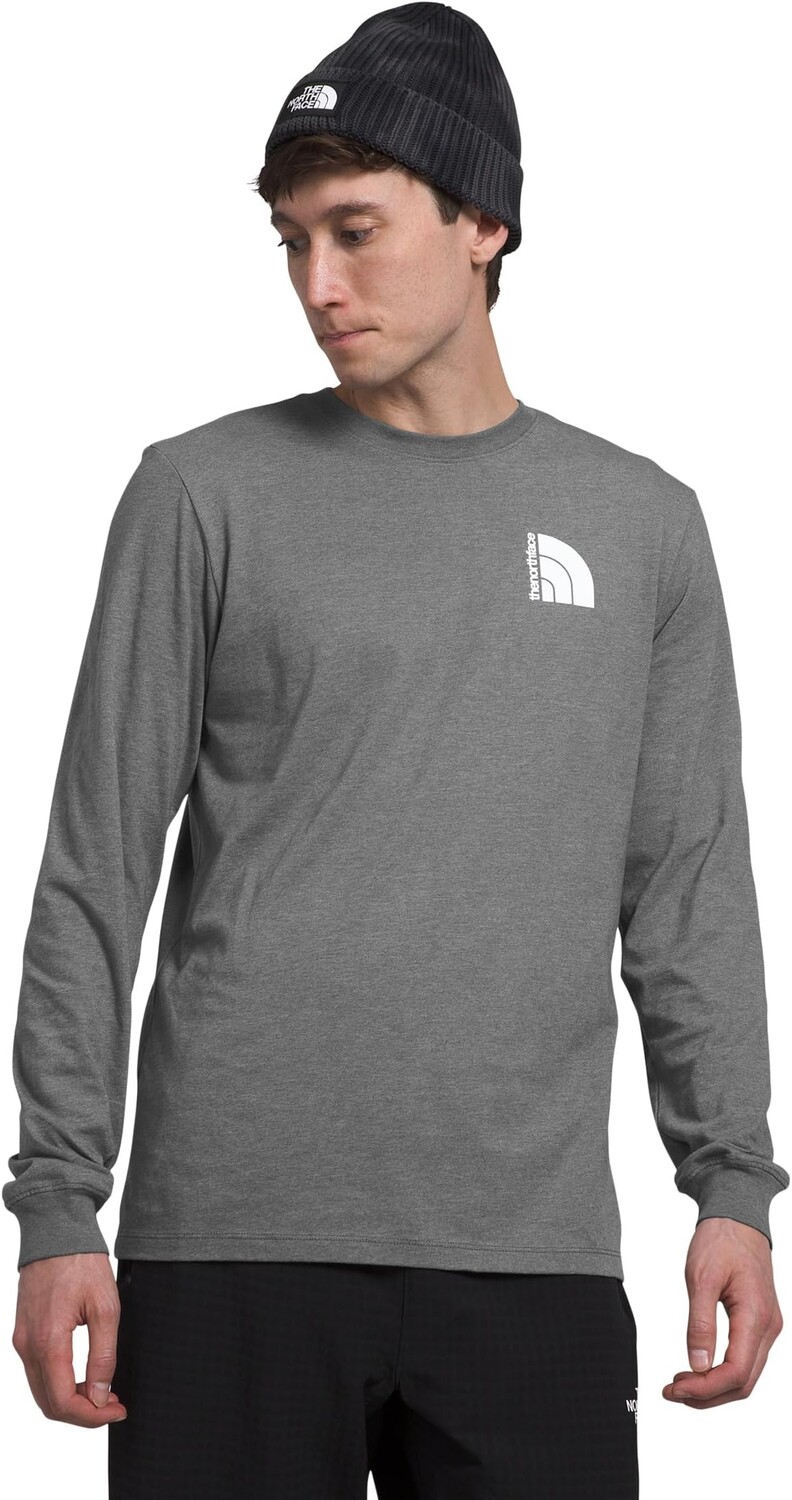 Футболка Jumbo с полукруглым куполом и длинными рукавами The North Face, цвет TNF Medium Grey Heather/TNF White
Футболка Jumbo с полукруглым куполом и длинными рукавами The North Face, цвет TNF Medium Grey Heather/TNF White