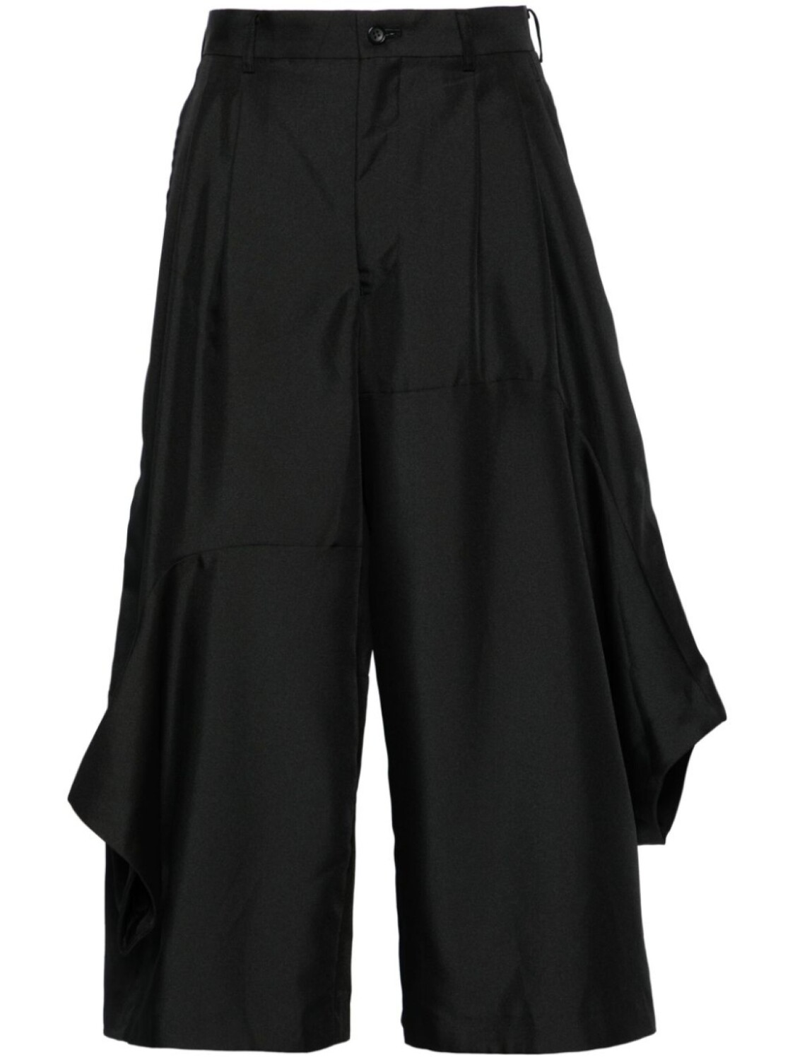 Comme Des Garçons Comme Des Garçons укороченные брюки из твила со складками, черный
Comme Des Garçons Comme Des Garçons укороченные брюки из твила со складками, черный