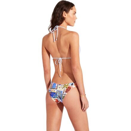 Двусторонние плавки бикини с высоким вырезом On Vacation женские Seafolly, цвет Azure
Двусторонние плавки бикини с высоким вырезом On Vacation женские Seafolly, цвет Azure