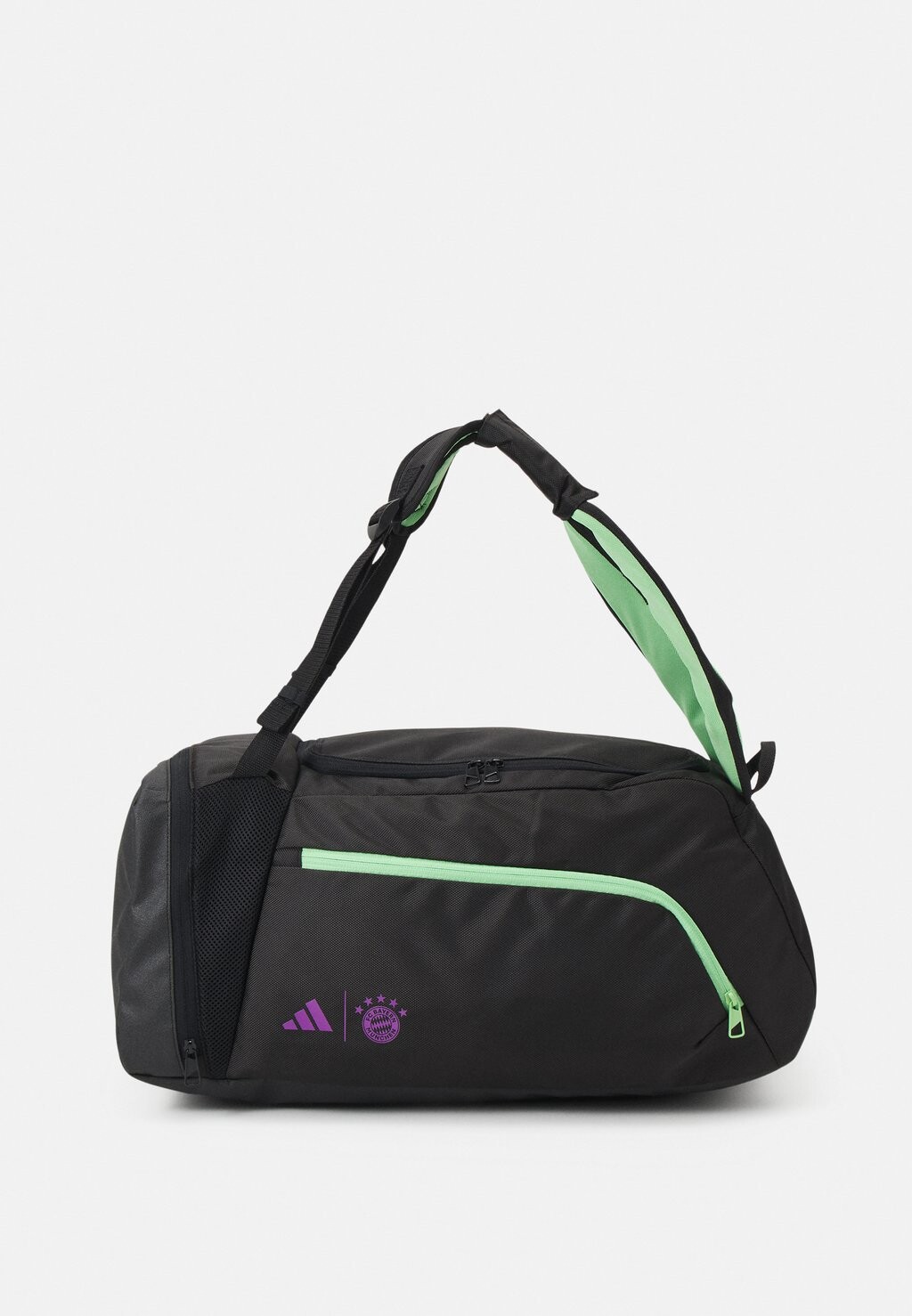 Спортивная сумка BAYERN MÜNCHEN DUFFLE UNISEX Adidas, черный/супер-зеленый/ярко-фиолетовый
Спортивная сумка BAYERN MÜNCHEN DUFFLE UNISEX Adidas, черный/супер-зеленый/ярко-фиолетовый