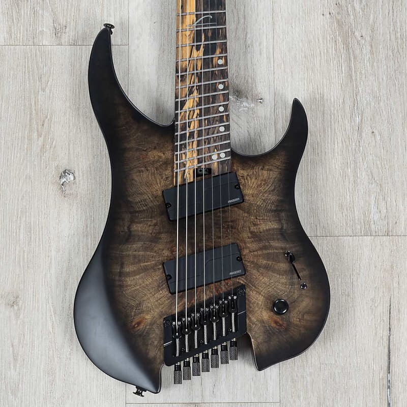 Legator Ghost G7FOD 7-струнная мультимензурная безголовая гитара, Palemoon Ebony, Jupiter G7FOD-JB
Legator Ghost G7FOD 7-струнная мультимензурная безголовая гитара, Palemoon Ebony, Jupiter G7FOD-JB