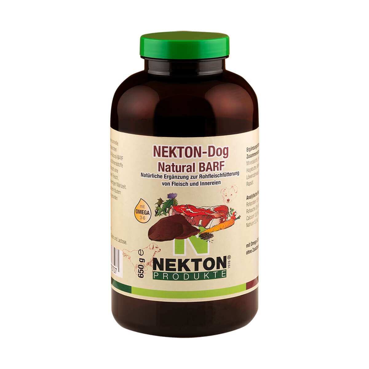 Натуральные питательные вещества для сырого питания для собак Nekton-Dog Natural BARF, 650 г
Натуральные питательные вещества для сырого питания для собак Nekton-Dog Natural BARF, 650 г