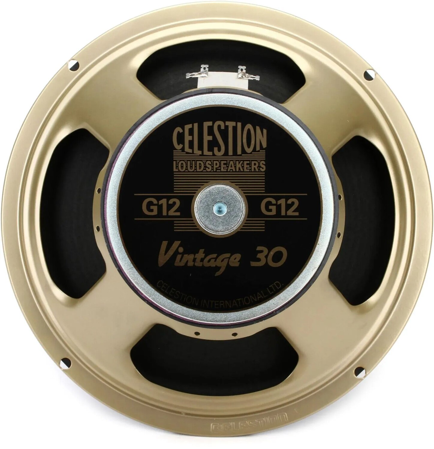 Celestion Vintage 30 12-дюймовый сменный динамик гитарного усилителя мощностью 60 Вт — 8 Ом
Celestion Vintage 30 12-дюймовый сменный динамик гитарного усилителя мощностью 60 Вт — 8 Ом