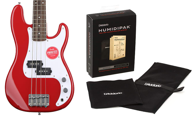 Squier Mini Precision Bass Electric Bass - Dakota Red с комплектом накладки на гриф Laurel с D'Addario Humidipak Автоматическая система контроля влажности Squier + D'Addario 0370127554=1 PW-HPK-01=1
Squier Mini Precision Bass Electric Bass - Dakota Red с комплектом накладки на гриф Laurel с D'Addario Humidipak Автоматическая система контроля влажности Squier + D'Addario 0370127554=1 PW-HPK-01=1
