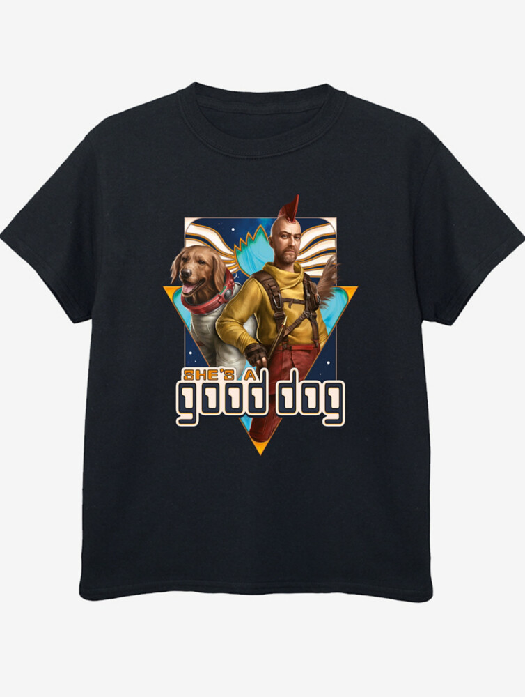 Детская черная футболка со слоганом NW2 Guardians Of The Galaxy Dog George., черный
Детская черная футболка со слоганом NW2 Guardians Of The Galaxy Dog George., черный