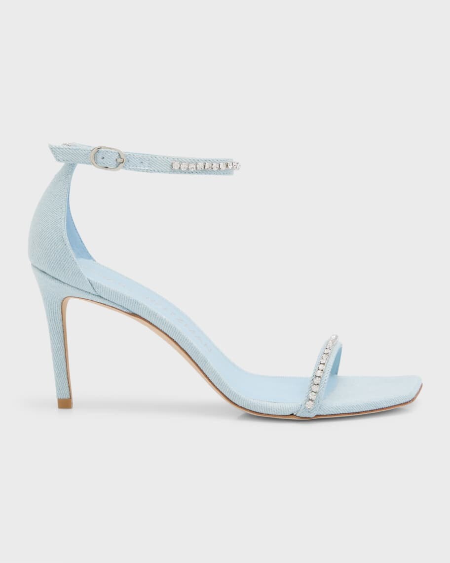 Украшенные джинсовые сандалии с ремешком на щиколотке Nudistcurve Stuart Weitzman
Украшенные джинсовые сандалии с ремешком на щиколотке Nudistcurve Stuart Weitzman