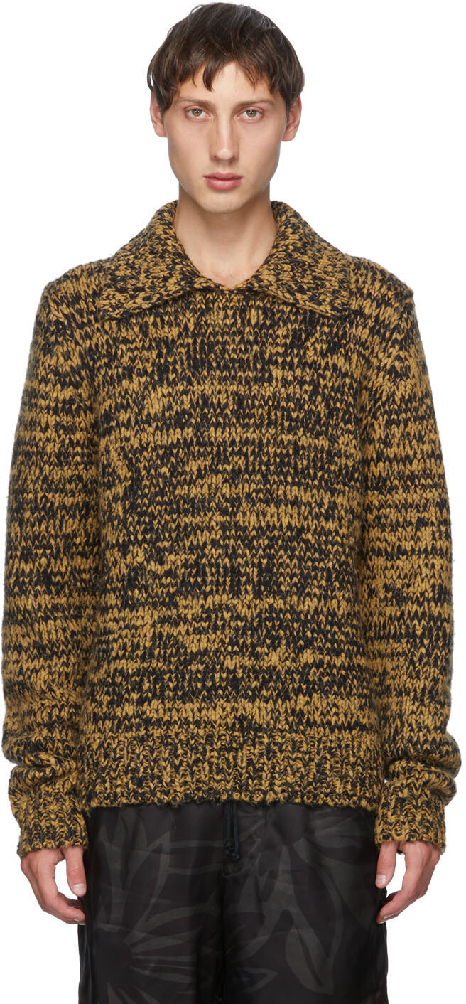 Светло-коричневая футболка-поло с длинным рукавом и открытым воротником Dries Van Noten, Коричневый
Светло-коричневая футболка-поло с длинным рукавом и открытым воротником Dries Van Noten, Коричневый