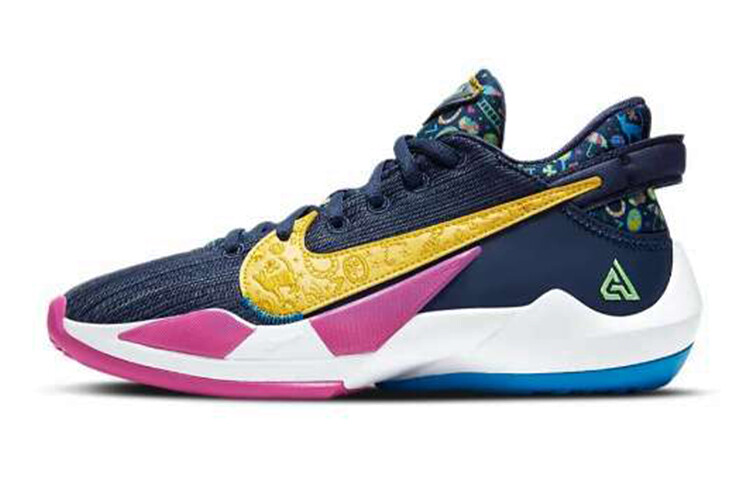 Женские баскетбольные кроссовки Nike Freak 2 Midnight Navy/Speed Yellow/Fire Pink/White/Poison Green
Женские баскетбольные кроссовки Nike Freak 2 Midnight Navy/Speed Yellow/Fire Pink/White/Poison Green