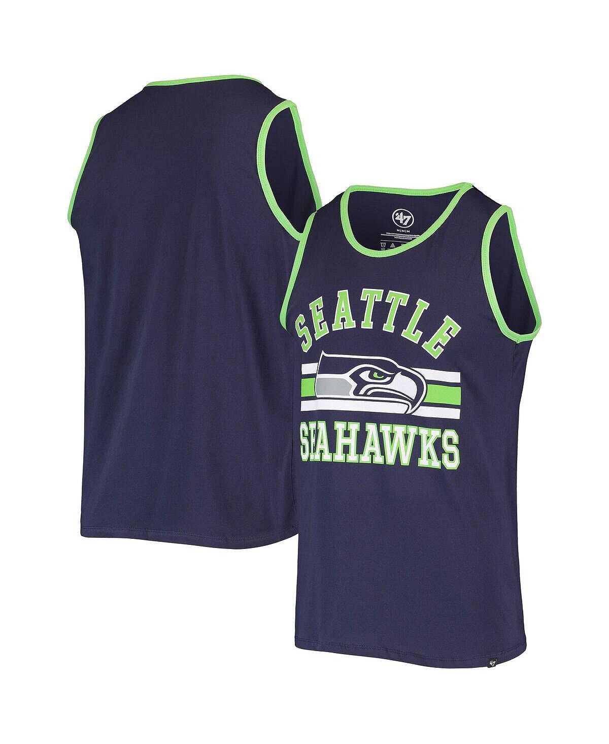 Мужская футболка темно-синего цвета seattle seahawks edge super rival '47 Brand, синий
Мужская футболка темно-синего цвета seattle seahawks edge super rival '47 Brand, синий