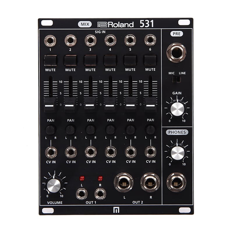 Модуль микшера Roland System-500 531 Eurorack System-500 531 Eurorack Mixer Module
Модуль микшера Roland System-500 531 Eurorack System-500 531 Eurorack Mixer Module