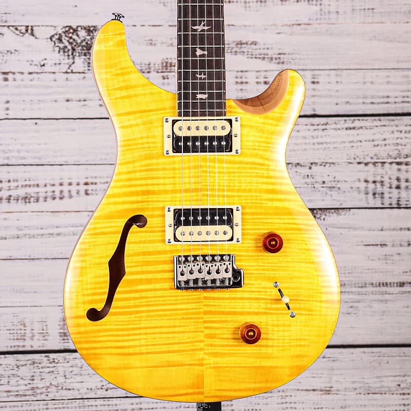 Полуакустическая электрогитара PRS SE Custom 22 | Сантана желтый SE Custom 22 Semi-Hollow
Полуакустическая электрогитара PRS SE Custom 22 | Сантана желтый SE Custom 22 Semi-Hollow