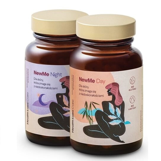 HealthLabs NewMe Day+Night, витамины и минералы для волос, кожи и ногтей, пищевая добавка, 60 капсул. Inna marka
HealthLabs NewMe Day+Night, витамины и минералы для волос, кожи и ногтей, пищевая добавка, 60 капсул. Inna marka