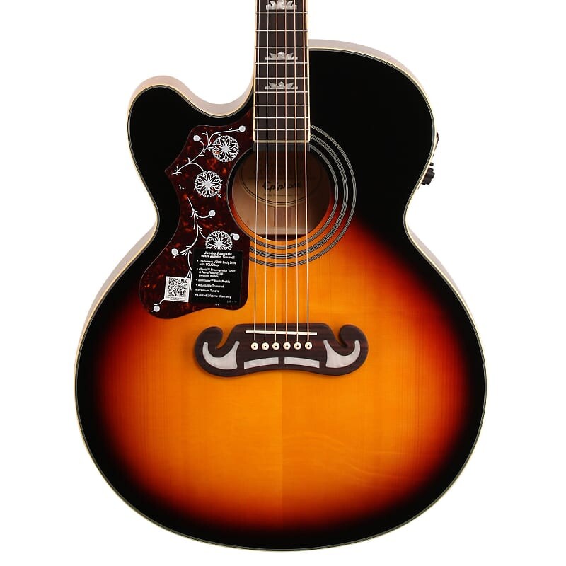 Epiphone Limited Edition J-200 EC Studio Акустическая электрогитара для левшей - Vintage Sunburst
Epiphone Limited Edition J-200 EC Studio Акустическая электрогитара для левшей - Vintage Sunburst