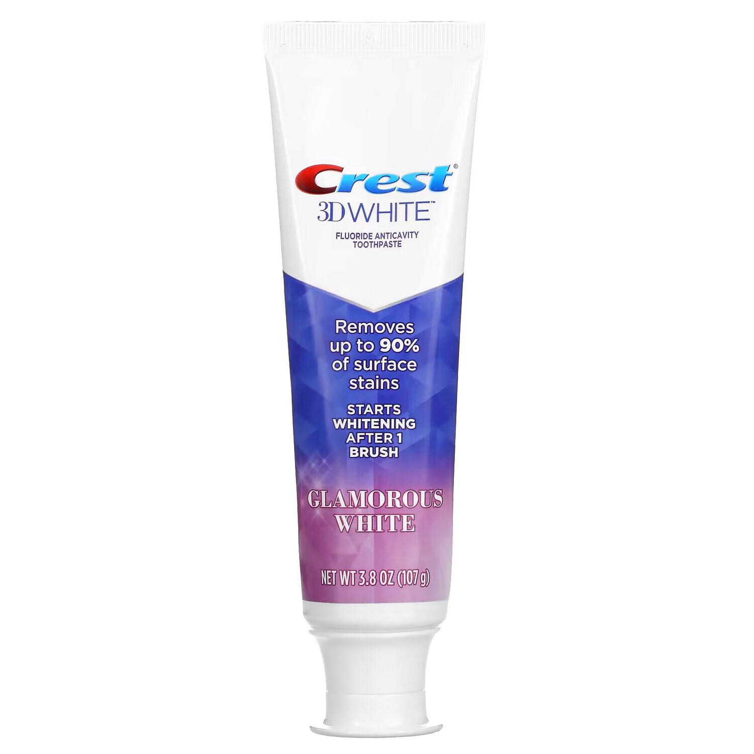 Crest, 3D White, зубная паста с фтором, предотвращающая кариес, глянцевый белый, 107 г (3,8 унции)
Crest, 3D White, зубная паста с фтором, предотвращающая кариес, глянцевый белый, 107 г (3,8 унции)