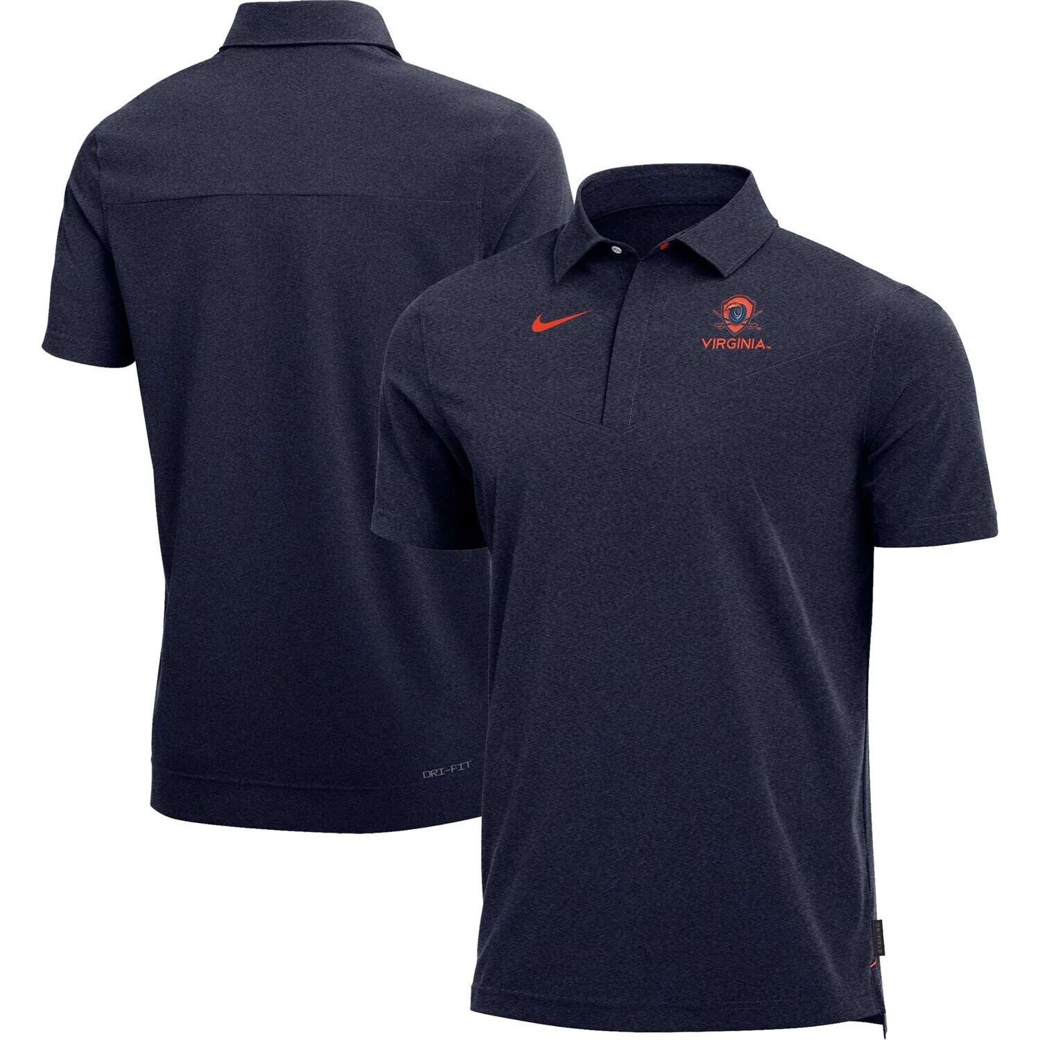 Мужская футболка-поло темно-синего цвета с принтом Virginia Cavaliers Coach Performance Nike, Синий
Мужская футболка-поло темно-синего цвета с принтом Virginia Cavaliers Coach Performance Nike, Синий