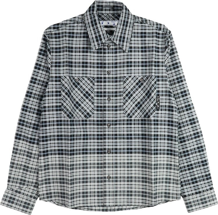 Рубашка Off-White Allover Degrade Flannel Shirt 'Blue/Black', разноцветный
Рубашка Off-White Allover Degrade Flannel Shirt 'Blue/Black', разноцветный