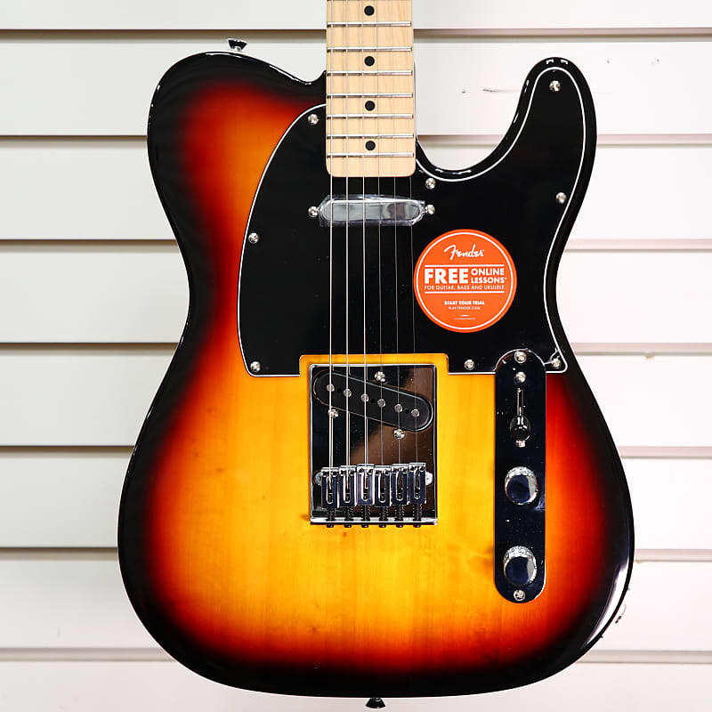 Squier Affinity Telecaster с кленовым грифом, струны сквозь корпус 2021 3-Tone Sunburst Affinity Telecaster with Maple Fretboard, String Through Body
Squier Affinity Telecaster с кленовым грифом, струны сквозь корпус 2021 3-Tone Sunburst Affinity Telecaster with Maple Fretboard, String Through Body