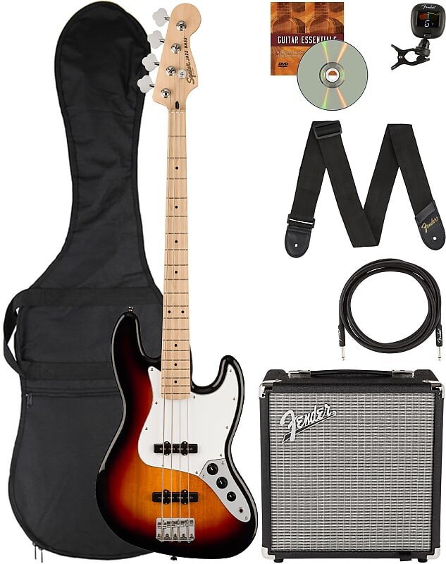 Fender Squier Affinity Jazz Bass - 3 цвета Sunburst с усилителем Rumble 15 0378602500-COMBO-DLX
Fender Squier Affinity Jazz Bass - 3 цвета Sunburst с усилителем Rumble 15 0378602500-COMBO-DLX