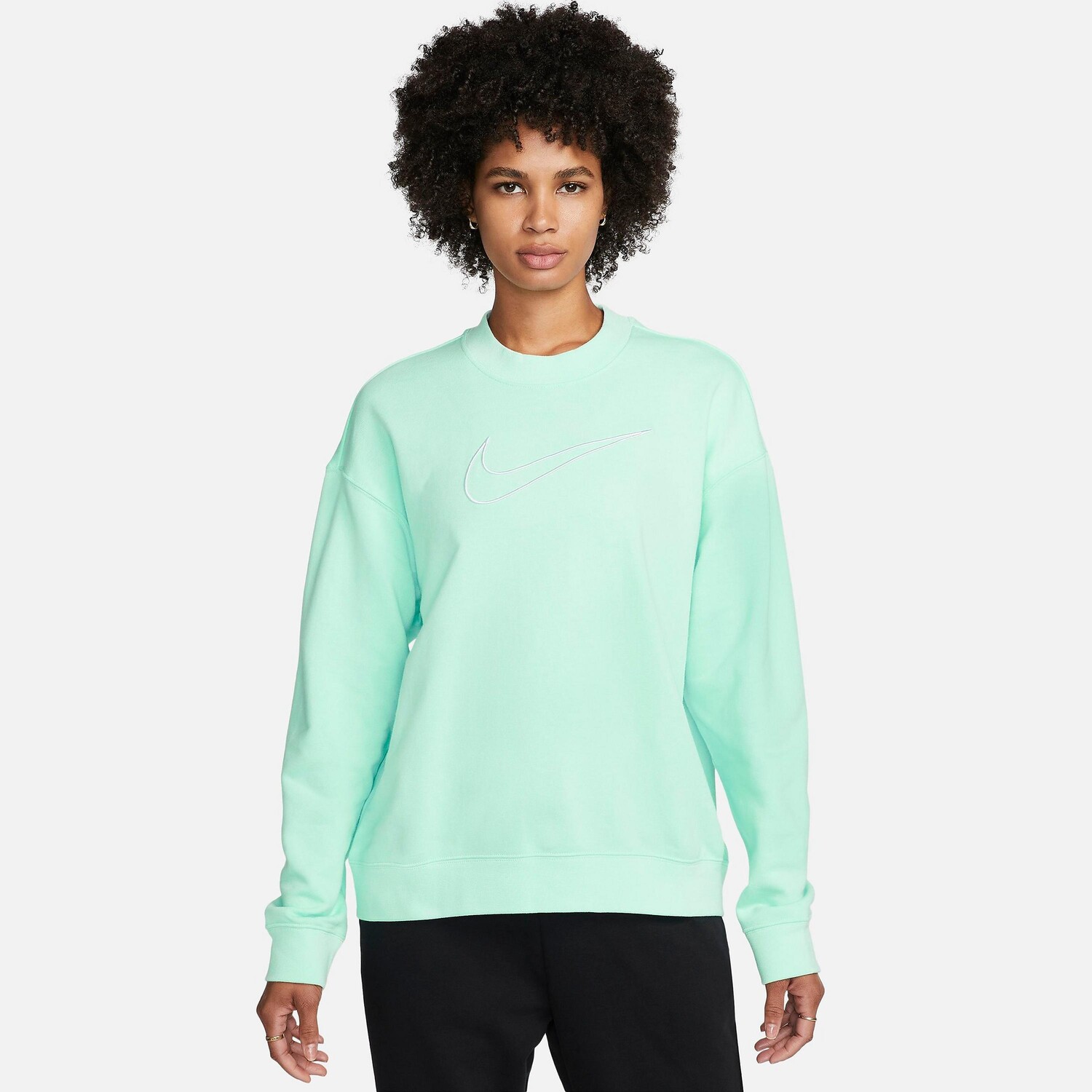 Женская толстовка с круглым вырезом с графическим принтом Nike Dri-FIT Get Fit, зеленый
Женская толстовка с круглым вырезом с графическим принтом Nike Dri-FIT Get Fit, зеленый