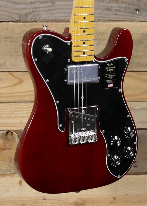 Fender American Vintage II '77 Telecaster Custom Электрогитара Wine с футляром Fender American II '77 Telecaster Electric Guitar Wine w/ Case
Fender American Vintage II '77 Telecaster Custom Электрогитара Wine с футляром Fender American II '77 Telecaster Electric Guitar Wine w/ Case