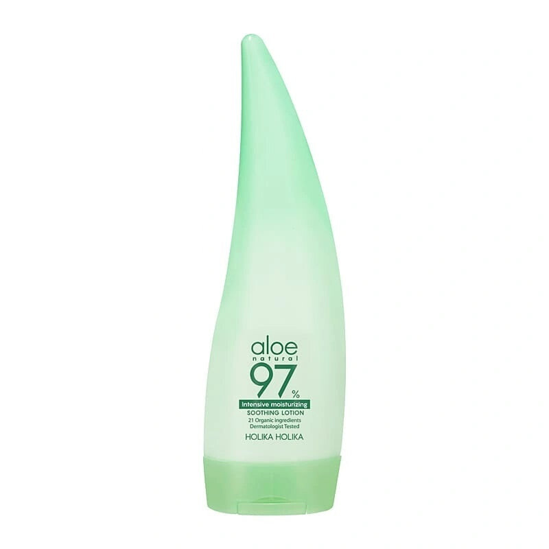 HOLIKA HOLIKA Aloe 97% Intensive Moisturizing Soothing Lotion глубоко увлажняющий лосьон для лица и тела 240мл
HOLIKA HOLIKA Aloe 97% Intensive Moisturizing Soothing Lotion глубоко увлажняющий лосьон для лица и тела 240мл