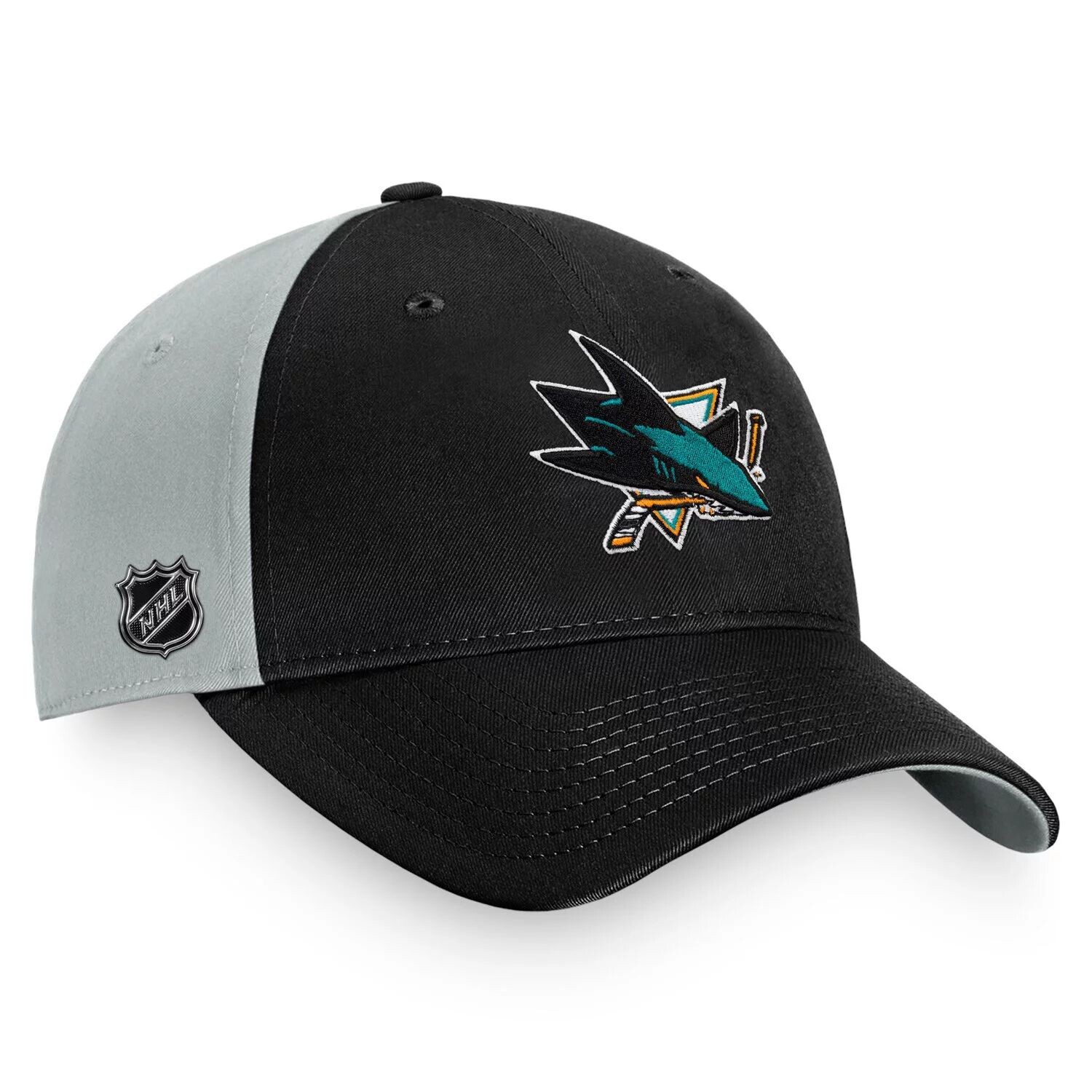Мужская бейсболка Fanatics Snapback черного/серого цвета с логотипом San Jose Sharks Global Series 2022
Мужская бейсболка Fanatics Snapback черного/серого цвета с логотипом San Jose Sharks Global Series 2022