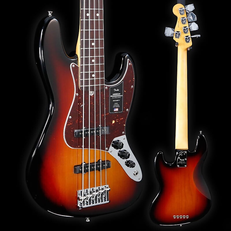Басс гитара Fender American Professional II Jazz Bass V, Rosewood Fb, 3-Color SB
Басс гитара Fender American Professional II Jazz Bass V, Rosewood Fb, 3-Color SB