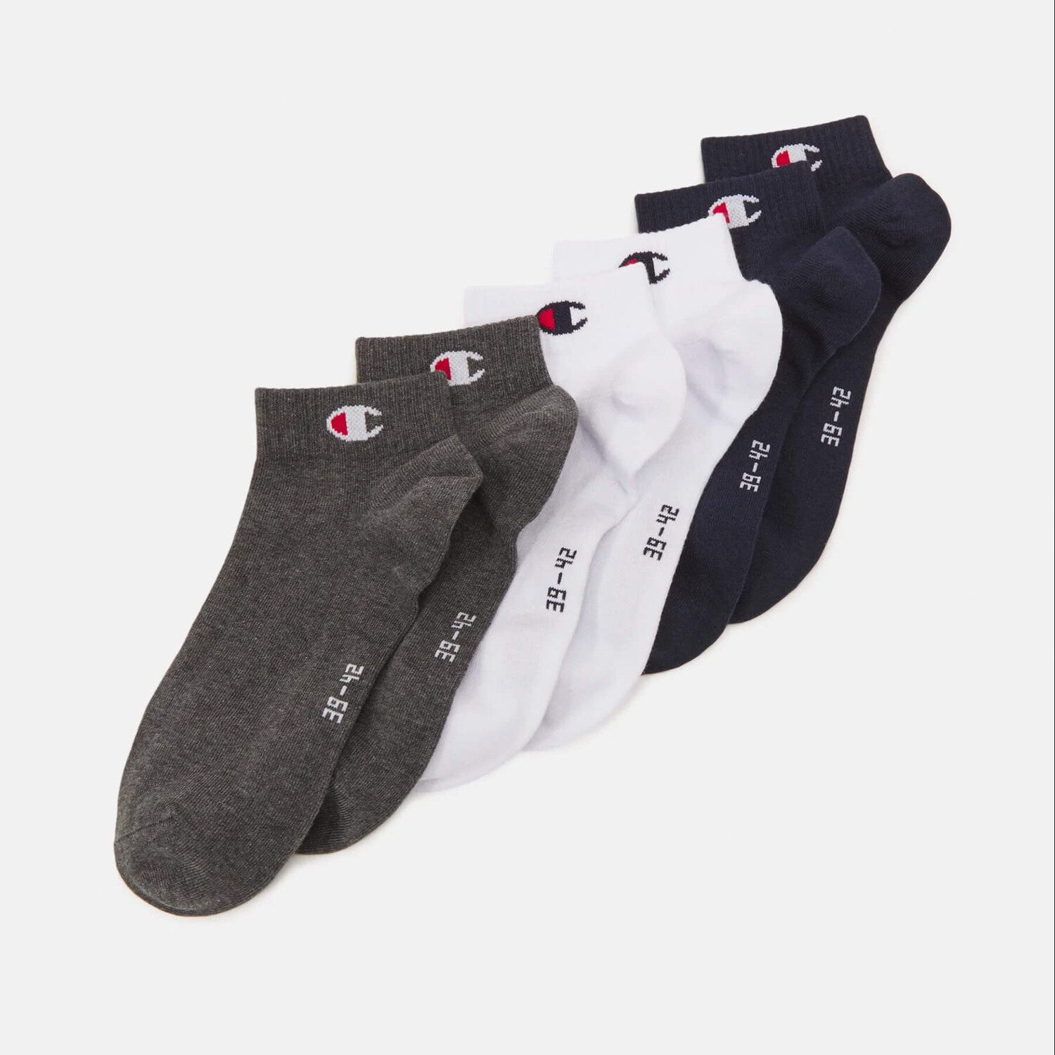 Комплект спортивных носков Champion Quarter Unisex, 6 пар, темно-синий/белый/серый
Комплект спортивных носков Champion Quarter Unisex, 6 пар, темно-синий/белый/серый