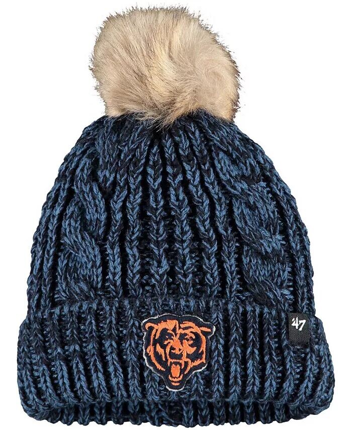 Женская вязаная шапка с манжетами цвета команды Chicago Bears '47 Meeko '47 Brand, синий
Женская вязаная шапка с манжетами цвета команды Chicago Bears '47 Meeko '47 Brand, синий