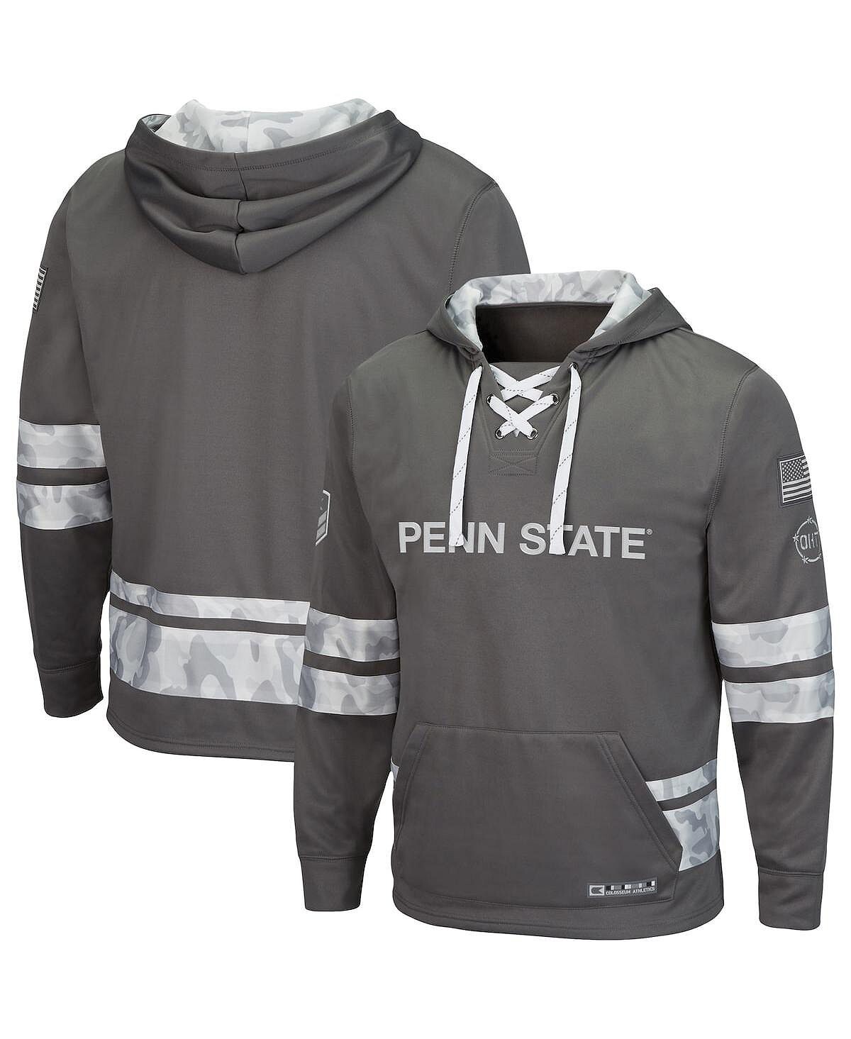 Мужская серая толстовка с капюшоном на шнуровке penn state nittany lions oht в стиле милитари Colosseum, серый
Мужская серая толстовка с капюшоном на шнуровке penn state nittany lions oht в стиле милитари Colosseum, серый