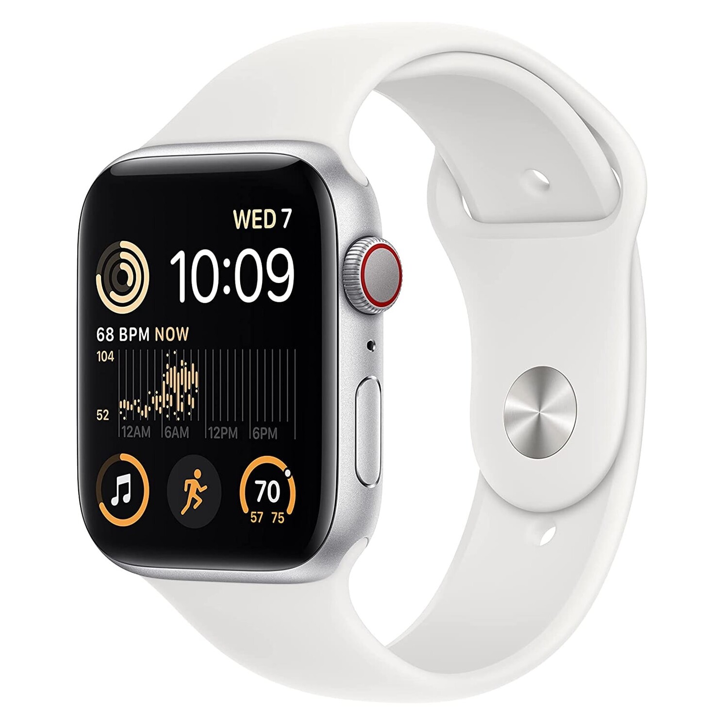 Умные часы Apple Watch Series SE Gen 2 (GPS + Cellular), 44 мм, M/L, SIlver/White
Умные часы Apple Watch Series SE Gen 2 (GPS + Cellular), 44 мм, M/L, SIlver/White