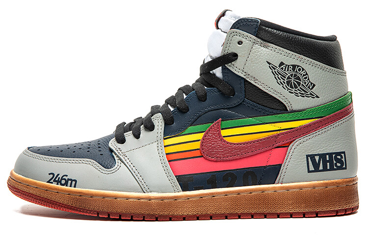 Кроссовки Air Jordan 1 Vintage Basketball Shoes Unisex High-Top Gray-red-blue-yellow-green
Кроссовки Air Jordan 1 Vintage Basketball Shoes Unisex High-Top Gray-red-blue-yellow-green