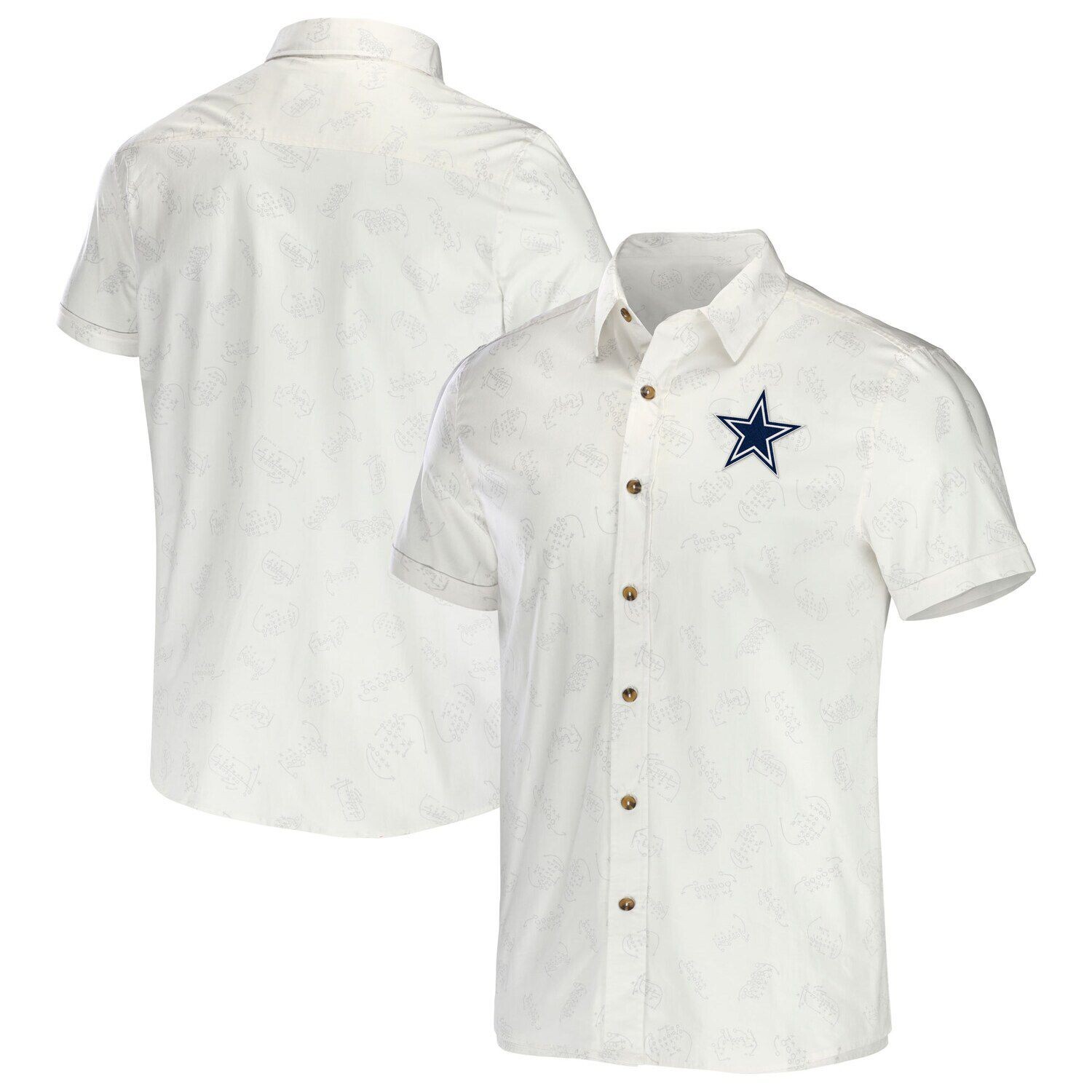 Мужская белая футболка на пуговицах NFL x Darius Rucker Collection от Fanatics Dallas Cowboys, Белый
Мужская белая футболка на пуговицах NFL x Darius Rucker Collection от Fanatics Dallas Cowboys, Белый