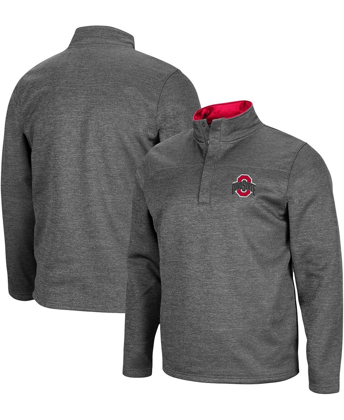 Мужская куртка heather charcoal ohio state buckeyes roman pullover jacket Colosseum, мульти
Мужская куртка heather charcoal ohio state buckeyes roman pullover jacket Colosseum, мульти