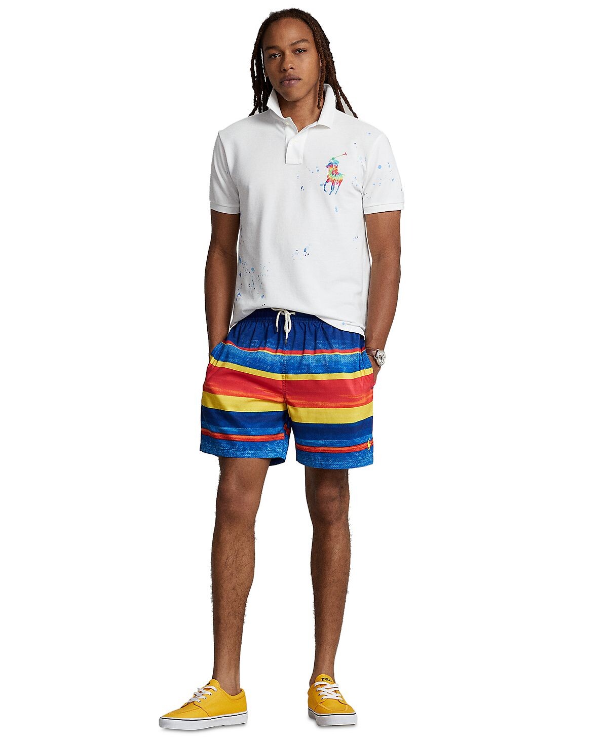 Мужские классические плавки traveller шириной 5-3/4 дюйма Polo Ralph Lauren, мульти
Мужские классические плавки traveller шириной 5-3/4 дюйма Polo Ralph Lauren, мульти