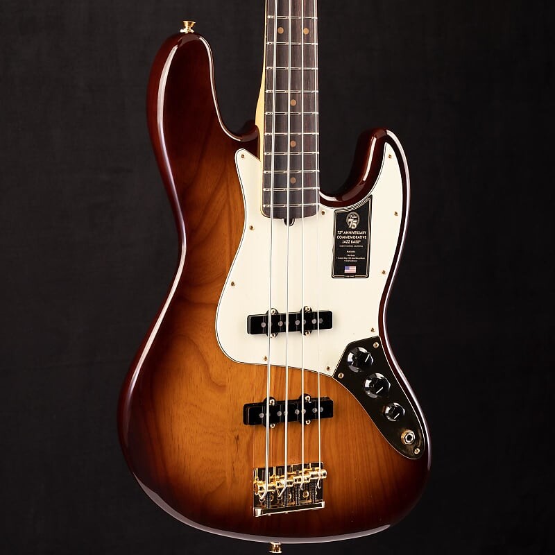 Памятный 75-летний юбилей Fender Jazz Bass 2-Color Bourbon Burst 331 75th Anniversary Commemorative Jazz Bass
Памятный 75-летний юбилей Fender Jazz Bass 2-Color Bourbon Burst 331 75th Anniversary Commemorative Jazz Bass