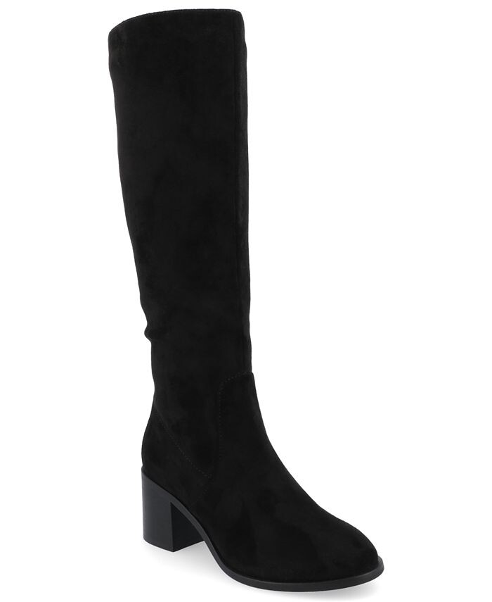 Женские ботинки из пеноматериала Romilly Tru Comfort с круглым носком и стандартным голенищем на блочном каблуке Journee Collection, цвет Black Suede
Женские ботинки из пеноматериала Romilly Tru Comfort с круглым носком и стандартным голенищем на блочном каблуке Journee Collection, цвет Black Suede