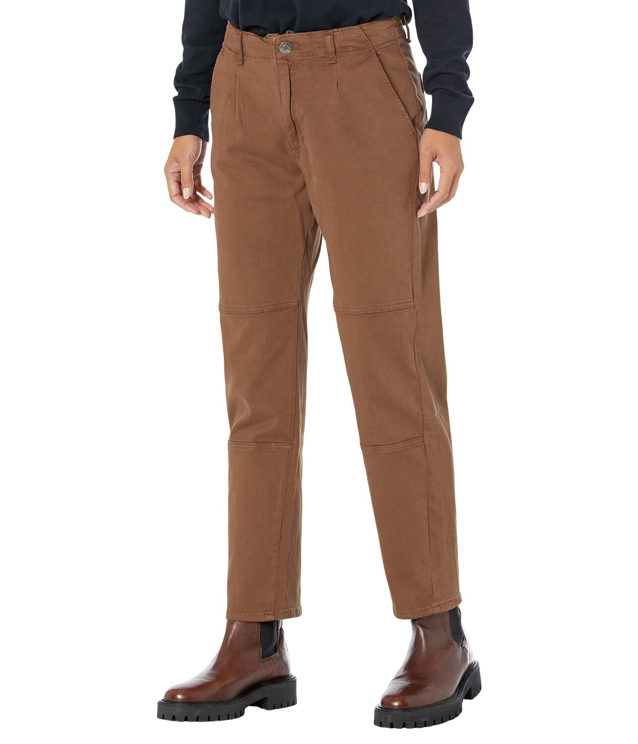 Брюки с высокой посадкой Jag Jeans, Utility High-Rise Tapered Ankle Pants, Коричневый
Брюки с высокой посадкой Jag Jeans, Utility High-Rise Tapered Ankle Pants, Коричневый
