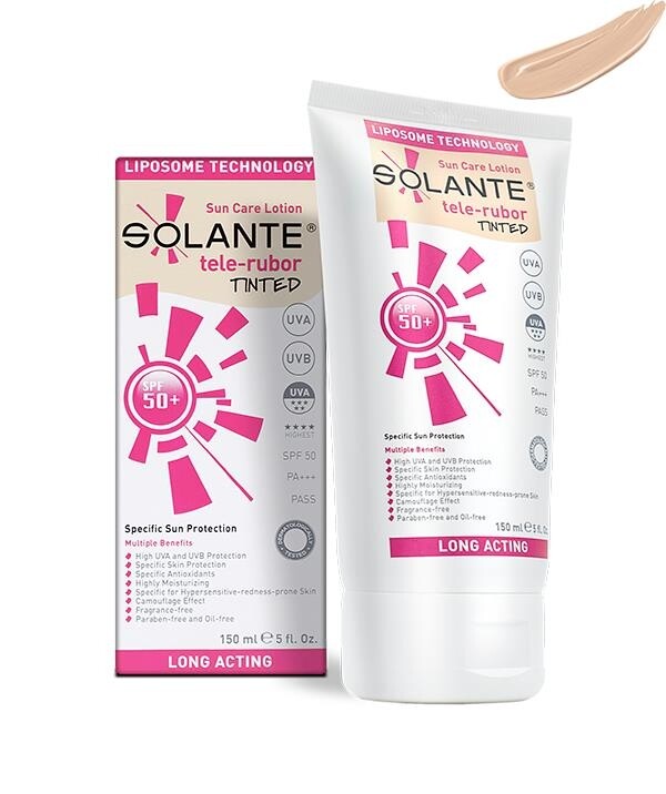 Solante Tele-Rubor Тональный солнцезащитный лосьон Spf 50+ 150 мл Тональный солнцезащитный лосьон против покраснений
Solante Tele-Rubor Тональный солнцезащитный лосьон Spf 50+ 150 мл Тональный солнцезащитный лосьон против покраснений