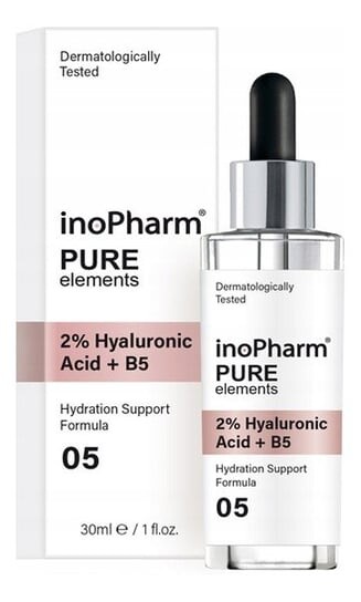 Сыворотка для лица с 2% гиалуроновой кислотой и витамином B5, 30 мл InoPharm, Pure Elements
Сыворотка для лица с 2% гиалуроновой кислотой и витамином B5, 30 мл InoPharm, Pure Elements