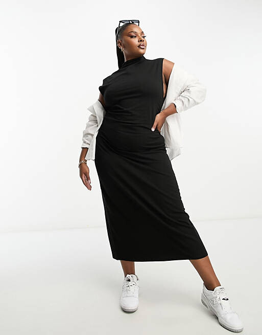 Черное платье миди со сборками по бокам и кривым вырезом ASOS DESIGN, Черный, Черное платье миди со сборками по бокам и кривым вырезом ASOS DESIGN
Черное платье миди со сборками по бокам и кривым вырезом ASOS DESIGN, Черный, Черное платье миди со сборками по бокам и кривым вырезом ASOS DESIGN