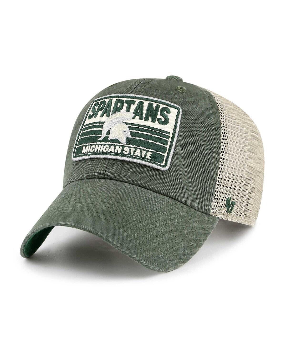 Мужская зеленая кепка Snapback Trucker Snapback Four Stroke Clean Up Michigan State Spartans '47 Brand
Мужская зеленая кепка Snapback Trucker Snapback Four Stroke Clean Up Michigan State Spartans '47 Brand