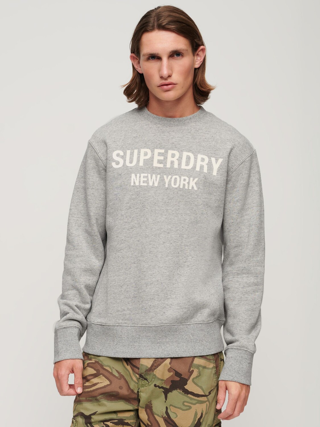 Роскошная спортивная толстовка свободного кроя с круглым вырезом Superdry, атлетический серый меланж
Роскошная спортивная толстовка свободного кроя с круглым вырезом Superdry, атлетический серый меланж