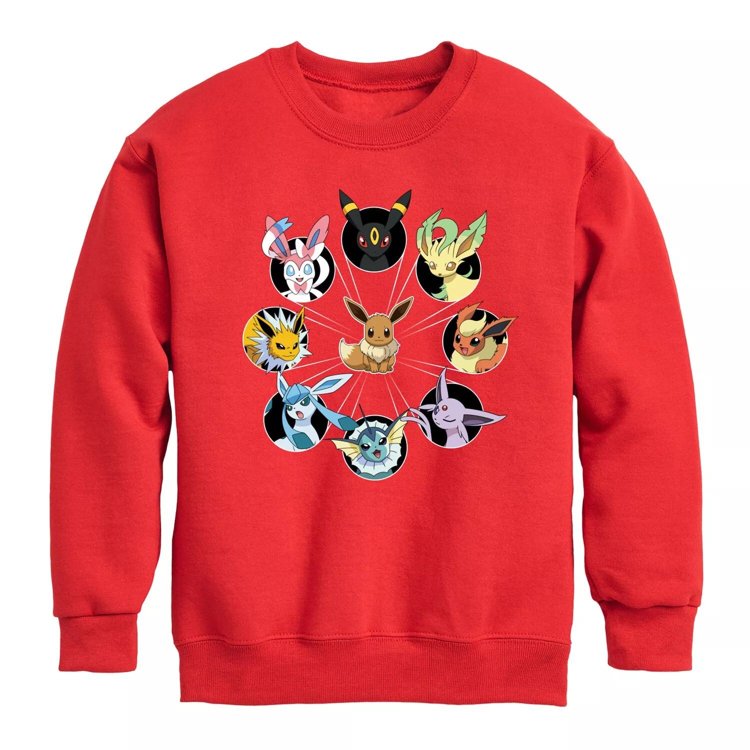 Флисовая толстовка с рисунком Pokemon Eevee Evolution для мальчиков 8–20 лет Licensed Character, красный
Флисовая толстовка с рисунком Pokemon Eevee Evolution для мальчиков 8–20 лет Licensed Character, красный