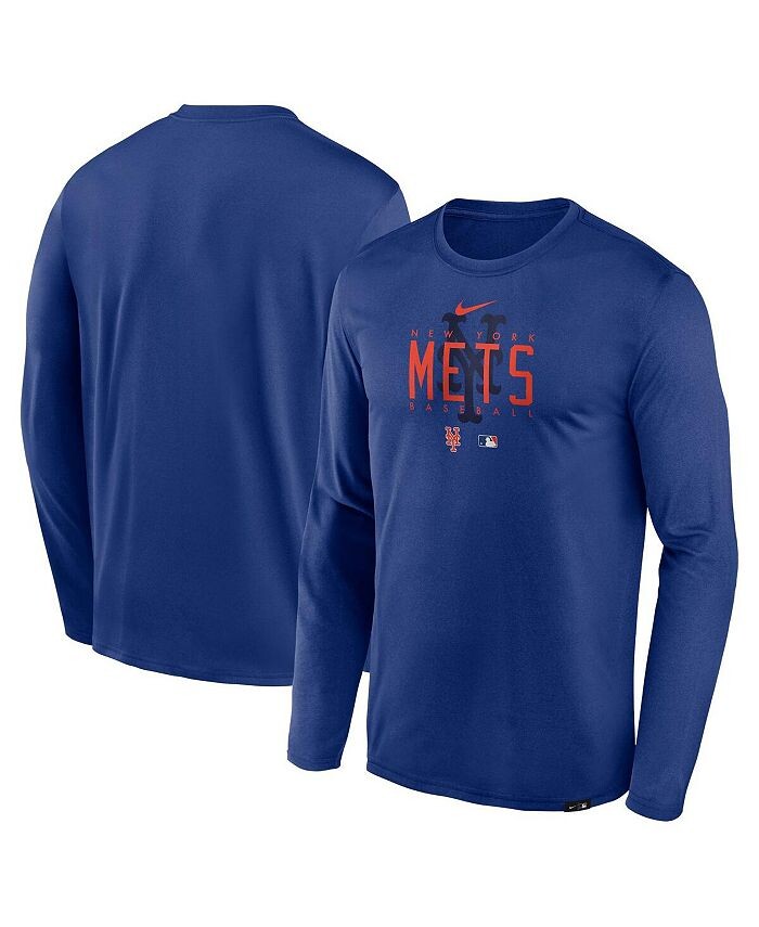 Мужская футболка с длинным рукавом Royal New York Mets Authentic Collection Team Logo Legend Performance Nike, синий
Мужская футболка с длинным рукавом Royal New York Mets Authentic Collection Team Logo Legend Performance Nike, синий