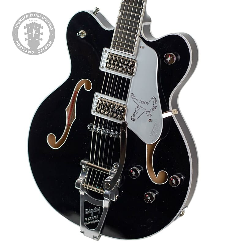 Электрогитара Gretsch G6636TSL Players Edition Silver Falcon Center Block Black with Silver Sparkle Trim
Электрогитара Gretsch G6636TSL Players Edition Silver Falcon Center Block Black with Silver Sparkle Trim