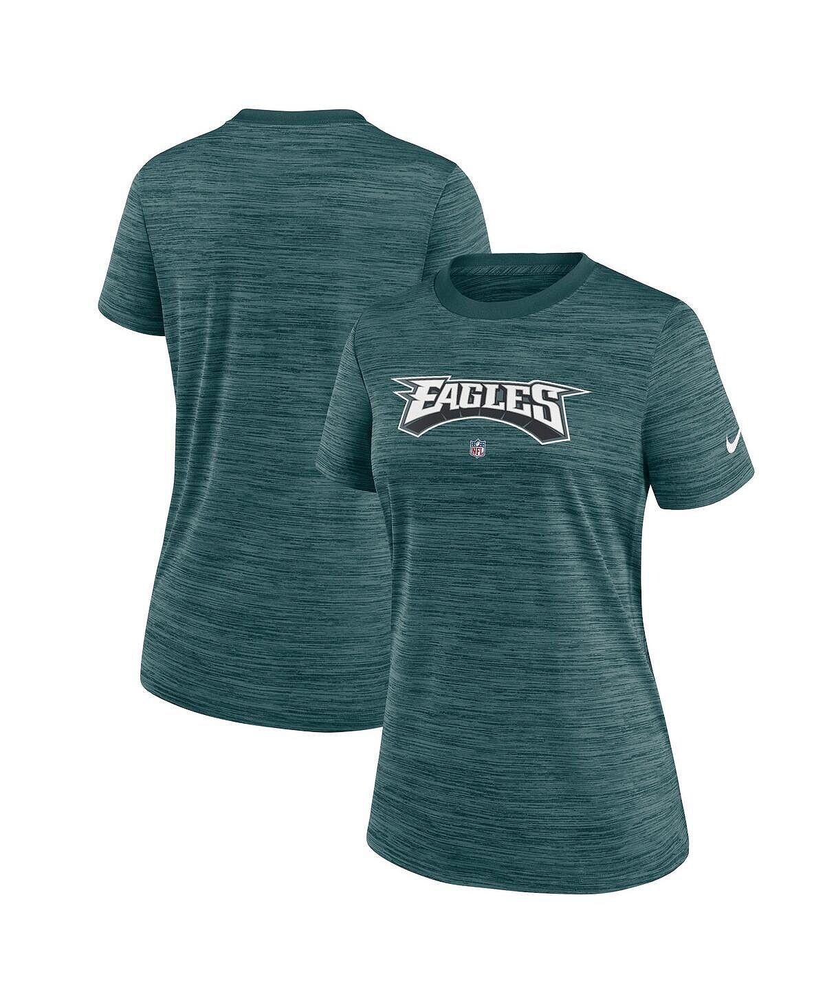 Женская темно-зеленая футболка Philadelphia Eagles Sideline Dri-FIT Velocity Performance Nike
Женская темно-зеленая футболка Philadelphia Eagles Sideline Dri-FIT Velocity Performance Nike